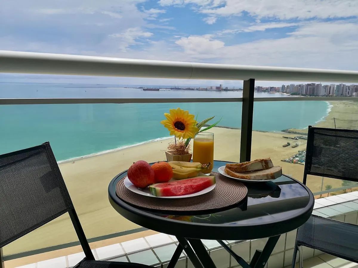 Modern Beachfront Apartment W. Magnificent Seaview Fortaleza  Brasil
